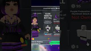 6K ROBUX SHOPPING SPREE Buying my dream fits [upl. by Langan]