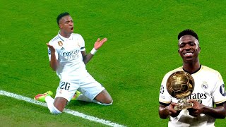 Vinicius Jr 2024 Ballon d’Or Level Dribbling GoalsPasses SkillsAssists [upl. by Leksehc]