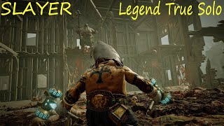 Halescourge  Slayer  Legend True solo  Dual HammersThrowing Axes  Warhammer Vermintide 2 [upl. by Aillimac]