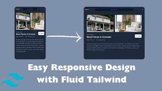 Easiest way for Responsive Design in Tailwind with Fluid Tailwind plugin  Tailwind CSS  NextJS [upl. by Beker]