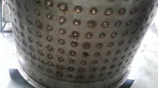 Hydro test of dimple jacketed tank Africa order [upl. by Nylynnej]