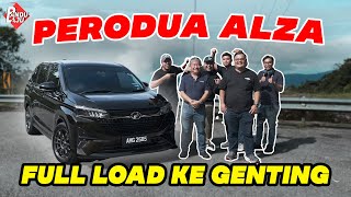 PERODUA ALZA 2022  Larat Ke Naik Genting Dengan Full Load 🤔 [upl. by Hogan]