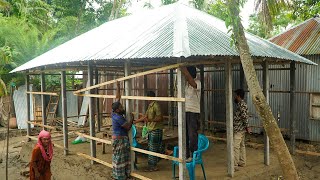 নতুন ঘর বানায় দিয়ে বিরিয়ানি রান্না  Build New House amp Chicken Biriyani Cooking [upl. by Lehsreh]