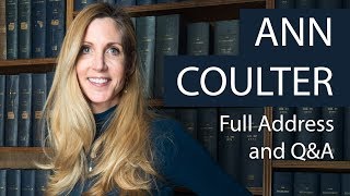 Ann Coulter  Full Address and QampA  Oxford Union [upl. by Appledorf816]