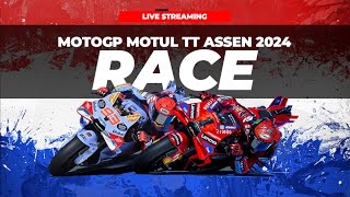 LIVE Race MotoGP Moto2 Moto3 TT Assen 2024 Timing On Board [upl. by Yrallam300]