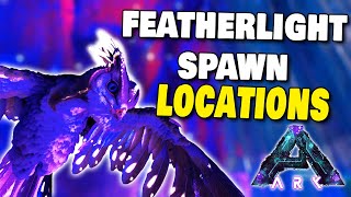 FEATHERLIGHT SPAWN LOCATION ON ABERRATION IN ARK SURVIVAL ASCENDED [upl. by Inek796]