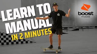 How to manual like a pro  Learn to manual in less than 10 seconds [upl. by Landbert]