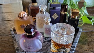 November Perfume Tray  October Recap [upl. by Honeyman]