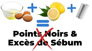 🚫 Points Noirs et Excès de Sébum  Masque Visage Miracle ✨ [upl. by Merell]