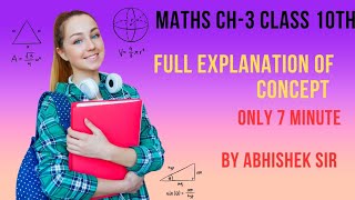 chapter 3 maths class 10 cbse board full explanation of conceptcbse10thexam2023mathsquestions [upl. by Amehsat]