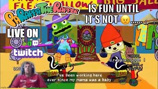 Josh Plays PaRappa The Rapper PS1  Live on Twitch  It’s Fun until its not… [upl. by Sualkcin]