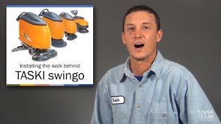 TASKI swingo WalkBehind Install Video [upl. by Otti]