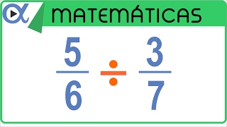 ➗ DIVISIÓN de FRACCIONES PROPIAS 👉 con DIFERENTE DENOMINADOR [upl. by Bethel492]