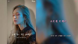 헤이즈 Heize – 내가더나빠 Didnt Know Me 韓中字幕 [upl. by Esinrahc]