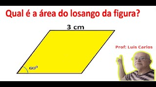 📌 QUAL É A ÁREA DO LOSANGO ❓ [upl. by Poland]