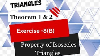 Triangles Theorem How to prove theorems of Triangles [upl. by Danella]