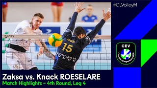 CLVolleyM  Zaksa KEDZIERZYNKOZLE vs Knack ROESELARE Match Highlights [upl. by Acker584]