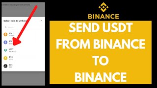 How to transfer usdt from binance to binance [upl. by Elisabetta]