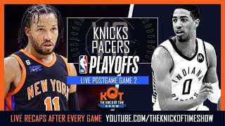 Brunson Channels Willis Reed In Knicks Magical Win Vs Pacers  Knicks Pacers Live Postgame [upl. by Akinad]