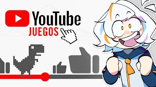 Probé Los JUEGOS SECRETOS de YOUTUBE 🤩😮 [upl. by Kirima594]