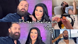 Dragana Mirkovic Dusan KalicaninTV SHOW sminkanje budjenje [upl. by Magdala]