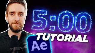 Make a Countdown Timer in After Effects  Tutorial [upl. by Aninaj]