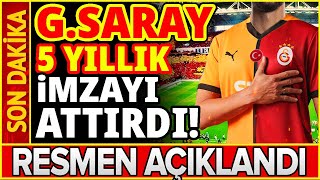 GALATASARAY 5 YILLIK İMZAYI ATTIRDI [upl. by Nord792]