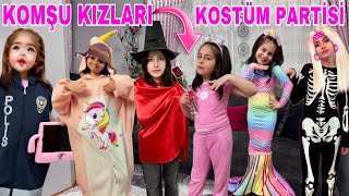 ZEYNEP HİRANUR KOMŞU KIZLARI KOSTÜM PARTİSİماما جابت بيبي  جنى مقداد  طيور الجنة [upl. by Carhart207]