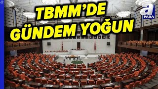 TBMMden Yeni Haftada Yoğun Mesai İşte Gündemdeki Maddeler l A Para [upl. by Naujet]