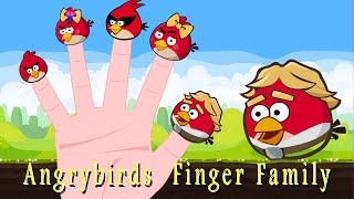 Angrybird Finger Family  English Nursery Rhymes for Kids [upl. by Orlanta]