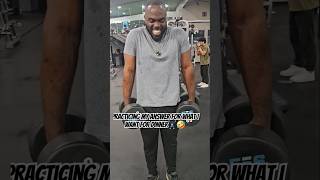 Shrugs For Dinner💪🏿🏋🏿‍♂️ shrugsworkout shrugs gymmotivation gym workoutvideos trapsworkout [upl. by Malvin]