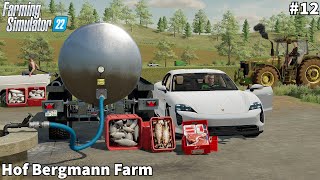 Fishing Trip Selling Beef Meat amp Smoked Fish Making Clover Bales│Hof Bergmann│FS 22│Timelapse12 [upl. by Petronella]