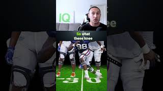 Why NFL amp College Linemen Wear Knee Braces [upl. by Niletak]