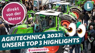 Agritechnica 2023 Unsere drei Highlights auf der Messe  WDR Lokalzeit LandSchafft [upl. by Akinor]