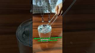 😤Glass टूट गया  Tuning Fork Experiment vibration science physics shorts [upl. by Nollahs]