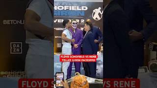 FLOYD SCHOFIELD VS RENE TELLEZ GIRON FACEOFF [upl. by Nah]