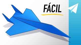 Cómo Hacer un Avión de Papel SU57 FÁCIL que Vuela MUY Bien — Tutorial de Avión de Papel [upl. by Helbonia]