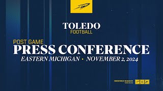 Toledo Football vs Eastern Michigan Post Game Press Conference [upl. by Sato]