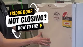 Refrigerator Door Not Closing EASY FIX Guide [upl. by Asilam366]