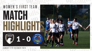 WOMEN EXTENDED HIGHLIGHTS  WsM AFC 1st Team 1  0 Helston  SW Womens Regional FL  271024 [upl. by Saidee]