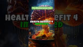 Discover the top 5 health of the MediterraneanDiet Health benefits 4Brain fonction health shorts [upl. by Ainig]