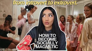 HOW TO MASTER SOCIAL CONFIDENCE  talk to anyone develop extroverted traits and become magnetic [upl. by Tina]