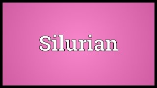 Silurian Meaning [upl. by Nailluj]