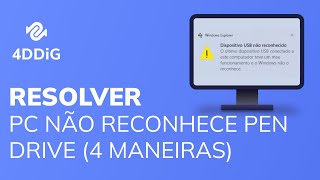 PC não reconhece pen drive como resolver 4 maneiras 2022 [upl. by Ferrigno]