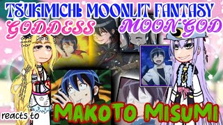 Goddess and Moon God react to Makoto Misumi Tsukimichi Moonlit Fantasy gacha reaction [upl. by Jedthus219]