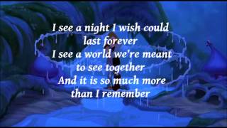 Quest for Camelot  Looking through your eyes  Lyrics [upl. by Dominick]