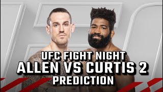 UFC Fight Night Allen Vs Curtis 2 Prediction  ufc ufcfightnight subscribe shorts short mma [upl. by Hall]