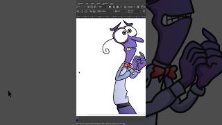 How to draw Fear from Inside Out 2 without stylus pen shorts short drawing viralvideo fyp [upl. by Gorlin]