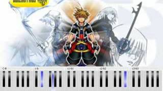 REQ Kingdom Hearts  Dearly Beloved Piano Tutorial [upl. by Frick]