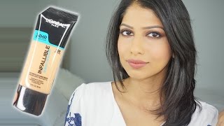 LOREAL Infallible Pro Glow Foundation  Demo amp Review [upl. by Nilyac]